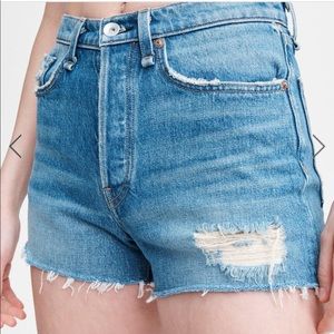 NWT Rag & Bone Maya High rise jean shorts